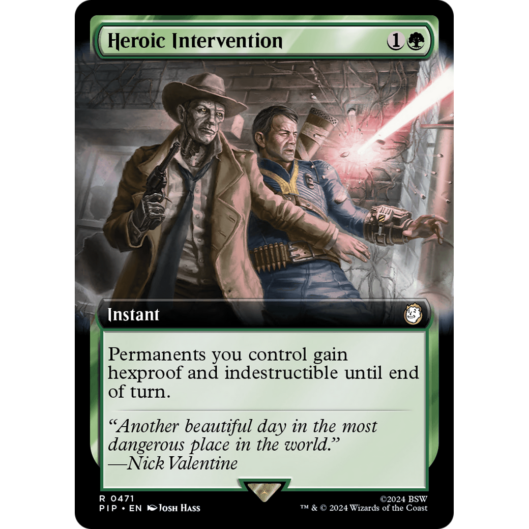 Heroic Intervention (PIP-471) - Fallout: (Extended Art) Foil
