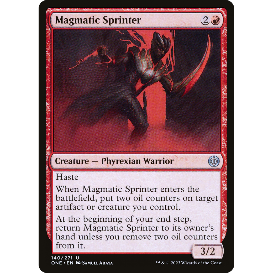 Magmatic Sprinter (ONE-140) - Phyrexia: All Will Be One Foil