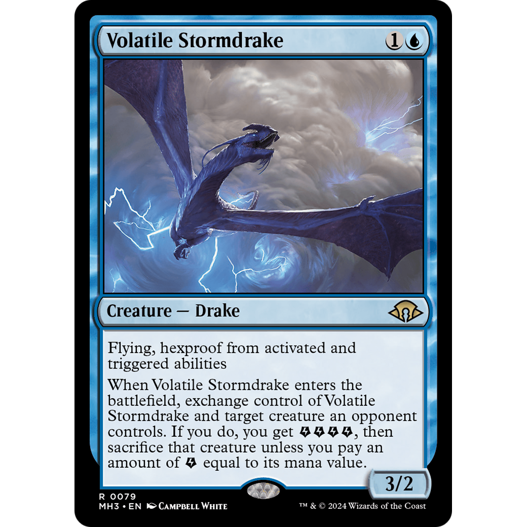 Volatile Stormdrake (MH3-079) - Modern Horizons 3