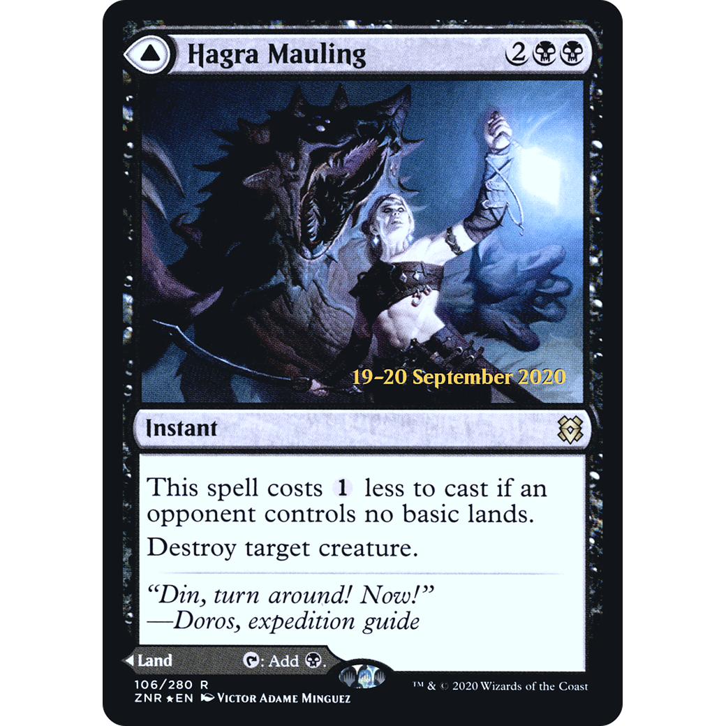 Hagra Mauling (PRE-106) - Zendikar Rising Promos Foil