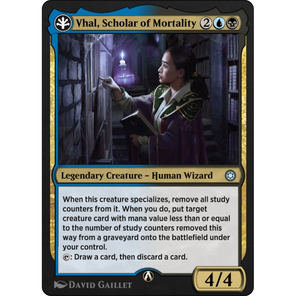 Vhal, Scholar of Mortality (HBG-08B) - Alchemy Horizons: Baldur's Gate