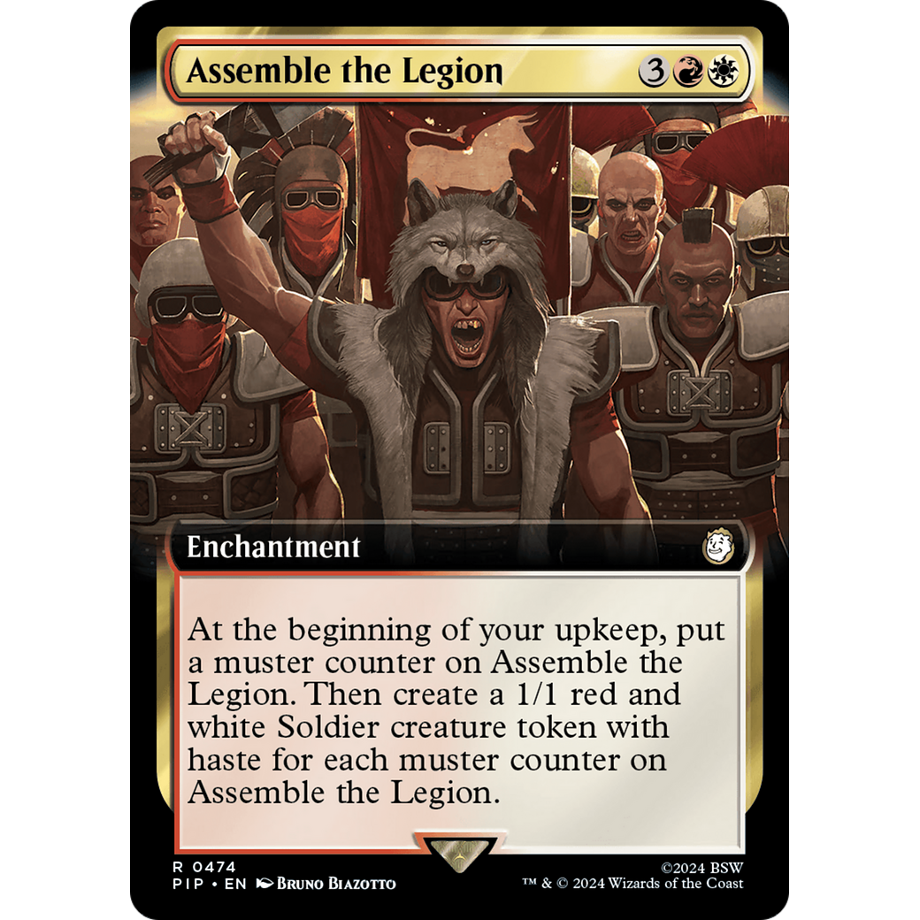Assemble the Legion (PIP-474) - Fallout: (Extended Art) Foil