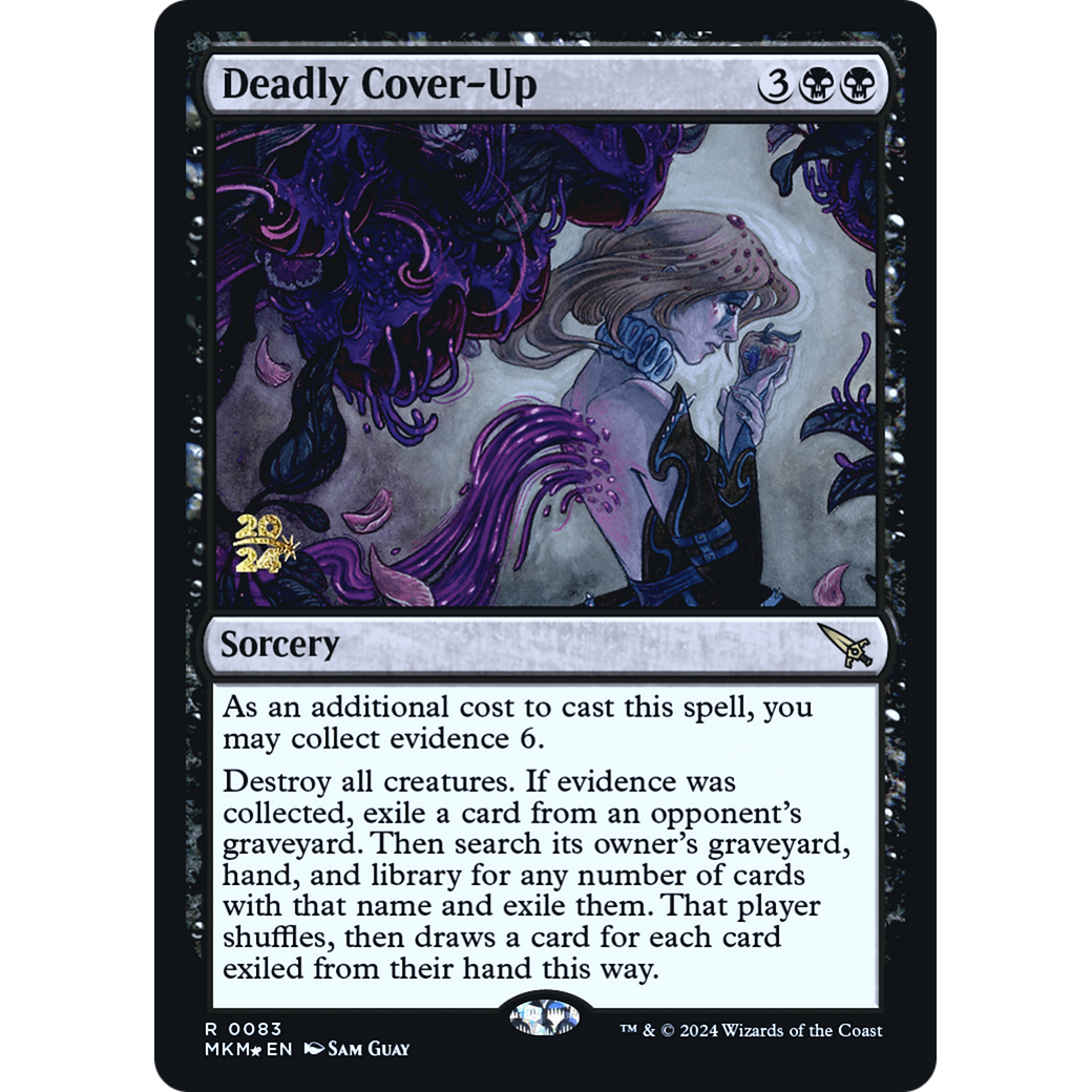 Deadly Cover-Up (PRE-83S) - Murders at Karlov Manor Promos Foil