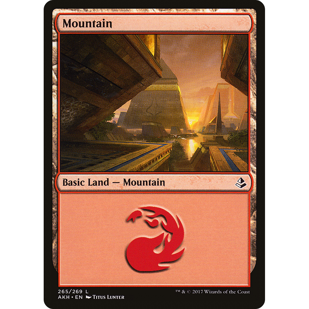 Mountain (265) (AKH-265) - Amonkhet Foil