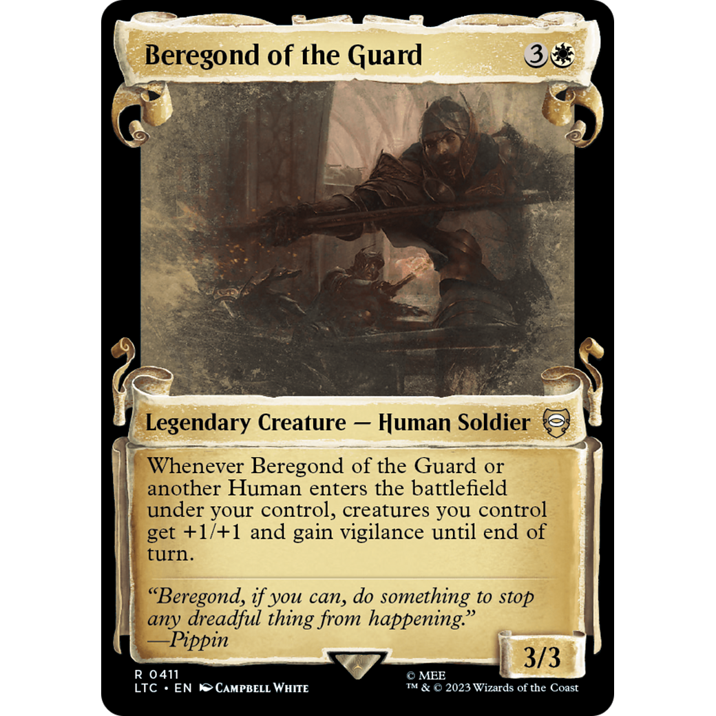 Beregond of the Guard (LTC-411) - Tales of Middle-earth Commander: (Showcase) Foil