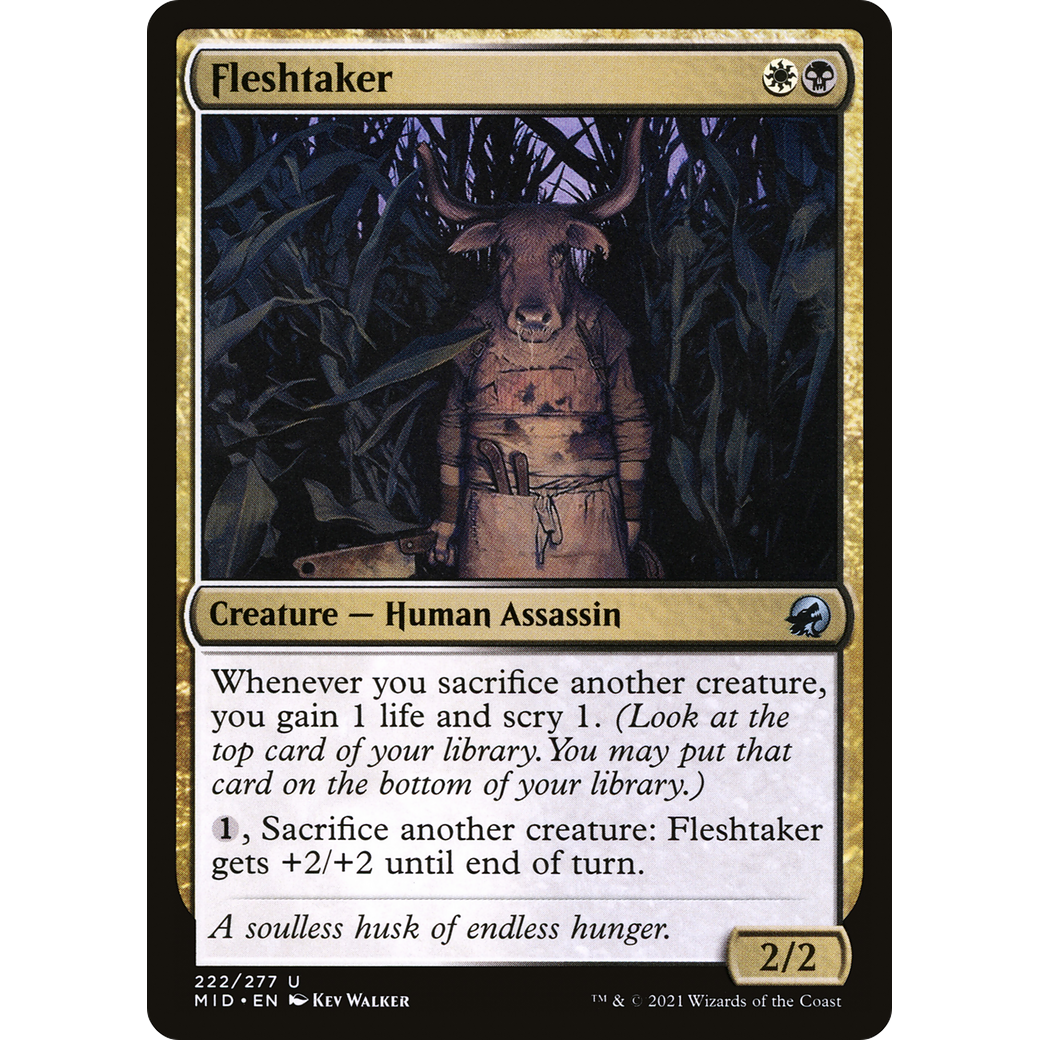 Fleshtaker (MID-222) - Innistrad: Midnight Hunt Foil