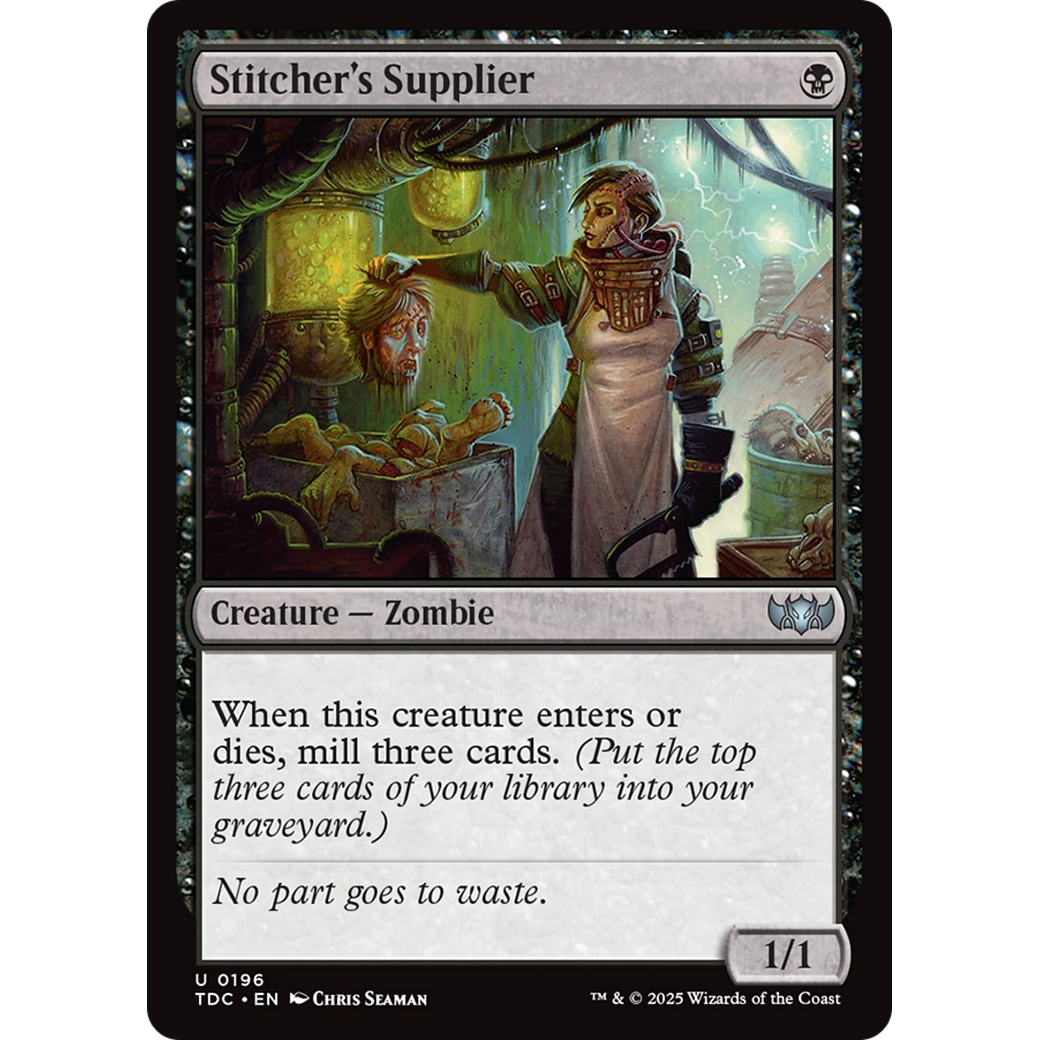 Stitcher's Supplier (TDC-196) - Commander: Tarkir: Dragonstorm