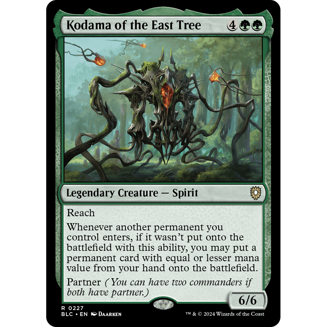 Kodama of the East Tree (BLC-227) - Bloomburrow Commander
