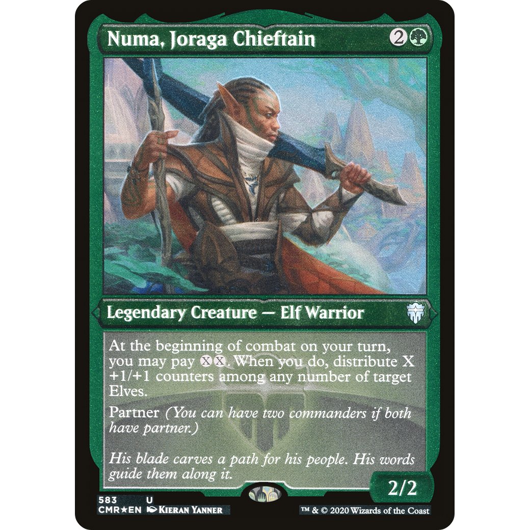 Numa, Joraga Chieftain (Foil Etched) (CMR-583) - Commander Legends Foil