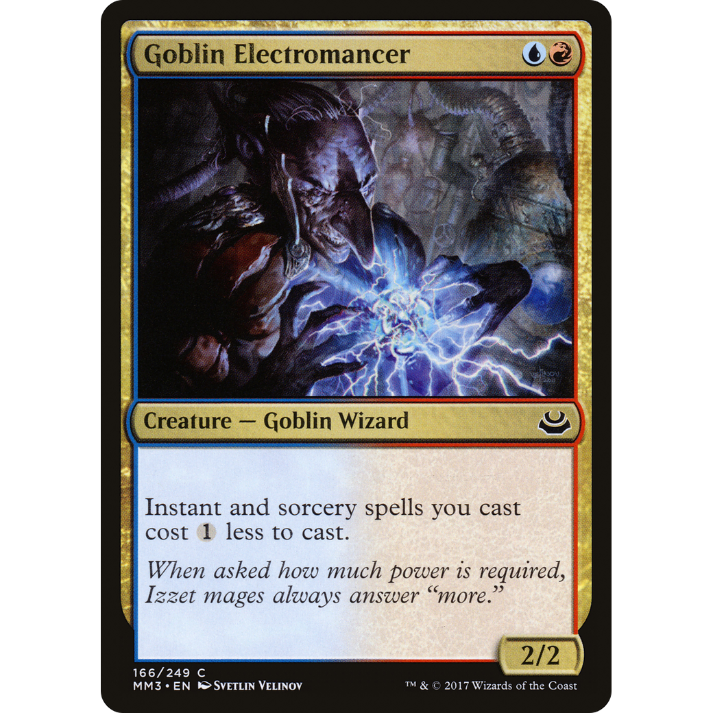 Goblin Electromancer (MM3-166) - Modern Masters 2017