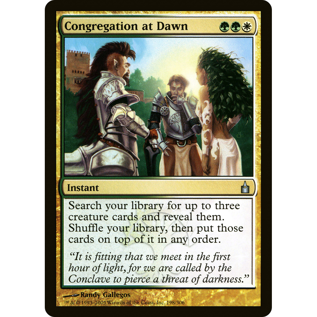 Congregation at Dawn (RAV-198) - Ravnica: City of Guilds