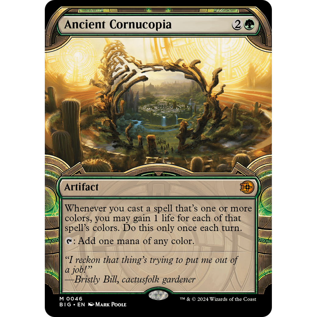 Ancient Cornucopia (Showcase) (BIG-046) - The Big Score: (Showcase) Foil