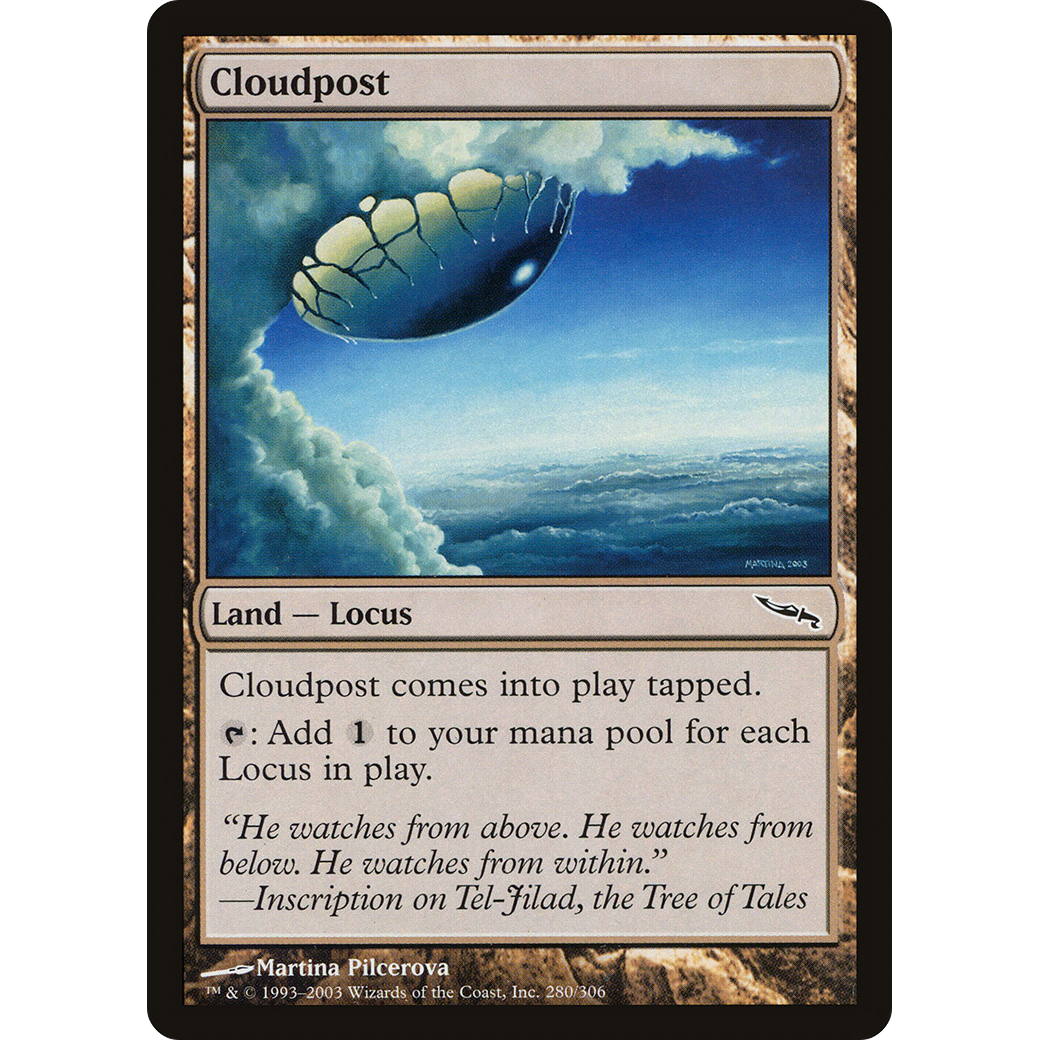 Cloudpost (MRD-280) - Mirrodin Foil