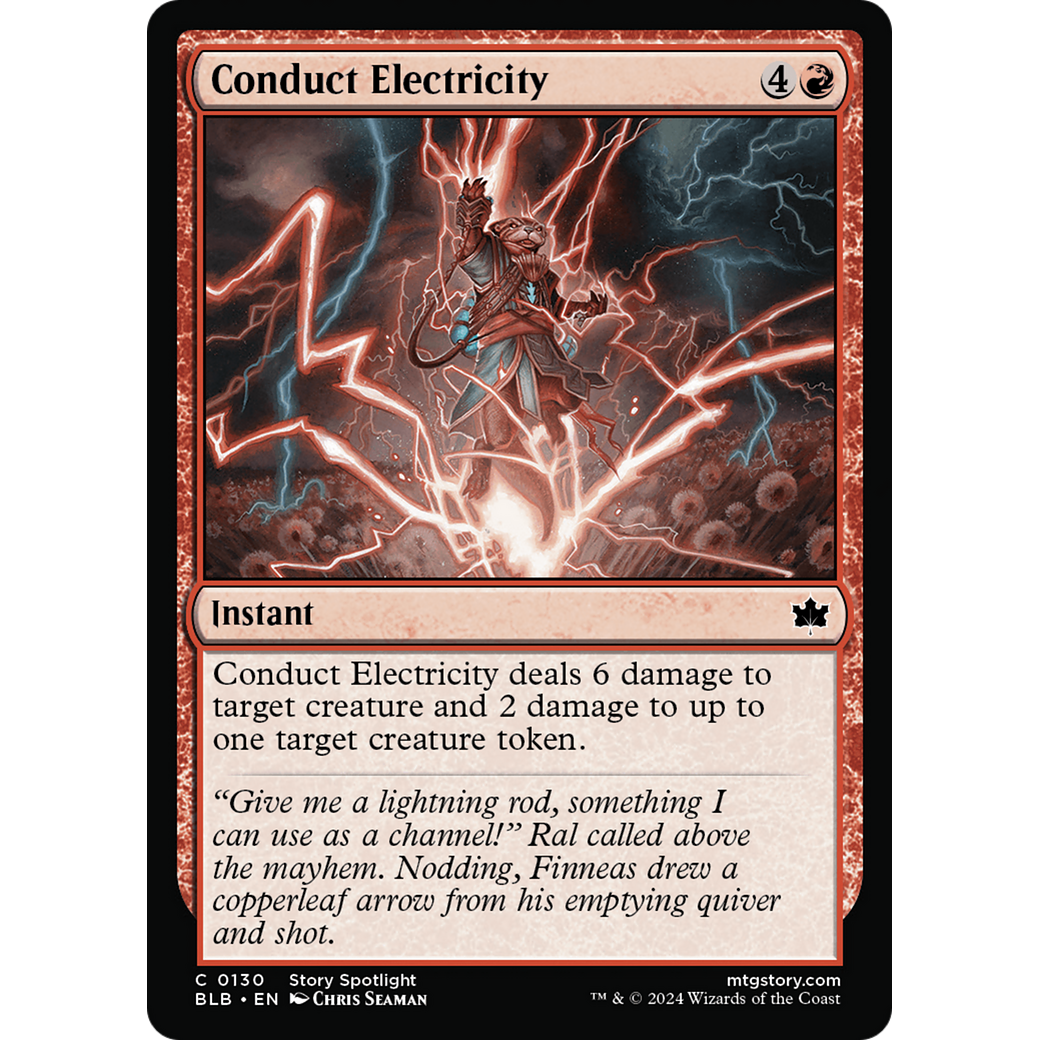 Conduct Electricity (BLB-130) - Bloomburrow Foil