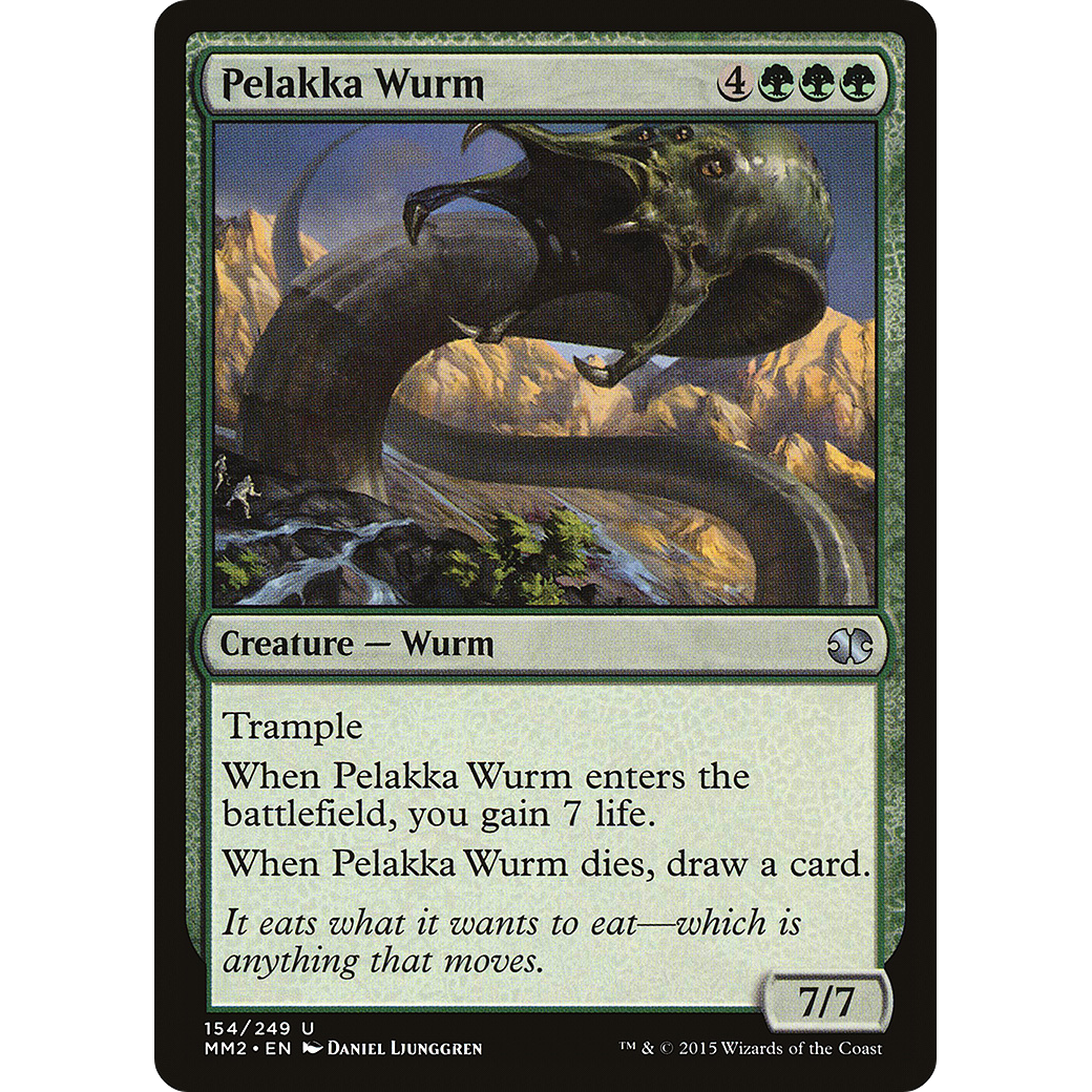 Pelakka Wurm (MM2-154) - Modern Masters 2015