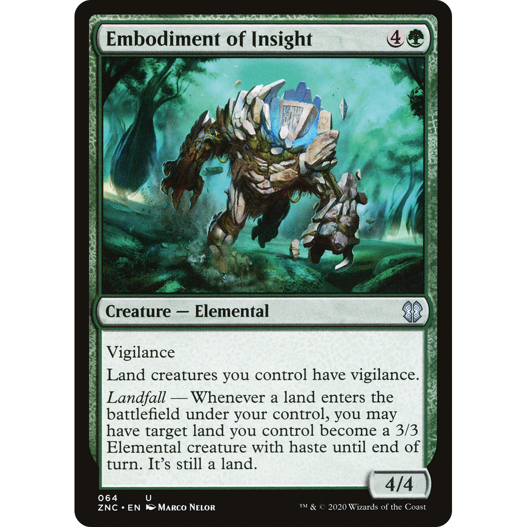 Embodiment of Insight (ZNC-064) - Zendikar Rising Commander