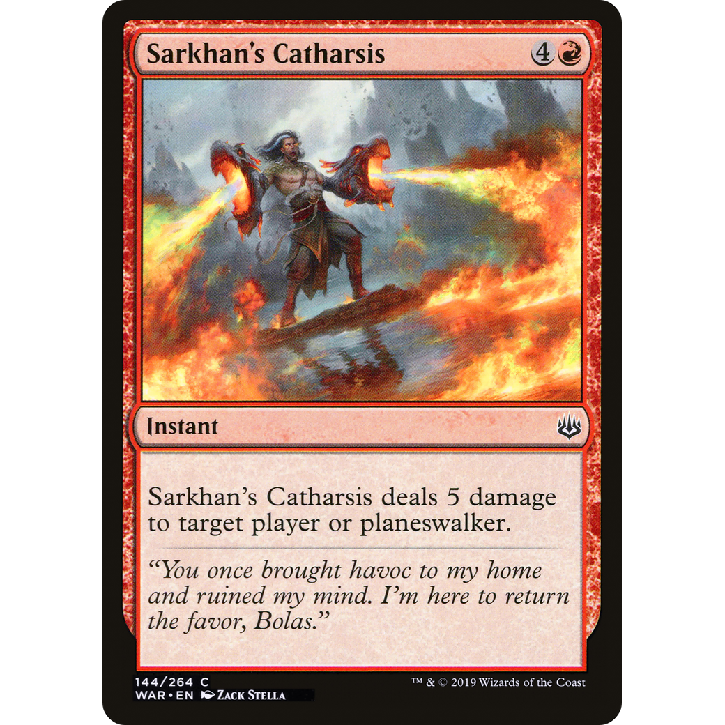 Sarkhan's Catharsis (WAR-144) - War of the Spark Foil
