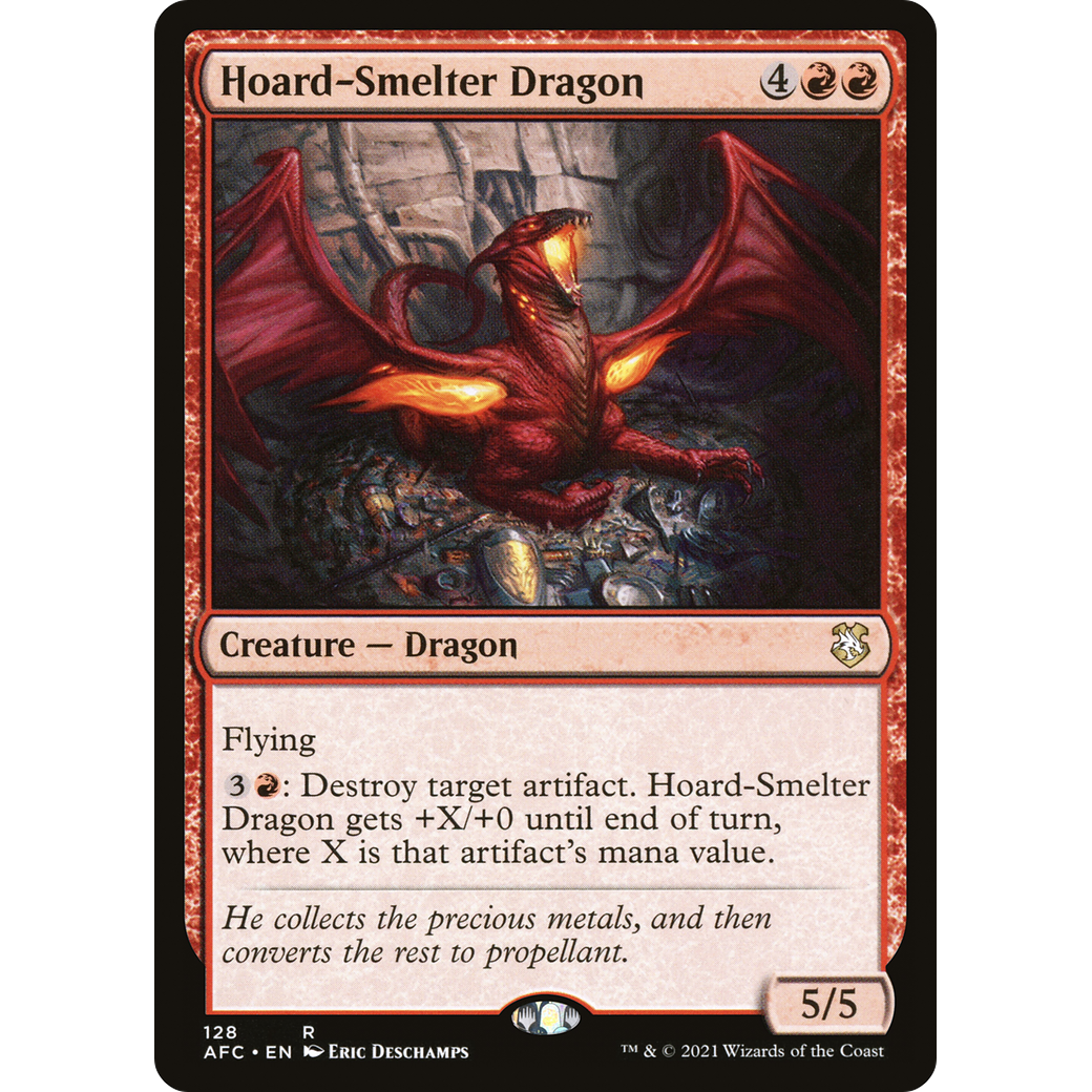 Hoard-Smelter Dragon (AFC-128) - Forgotten Realms Commander