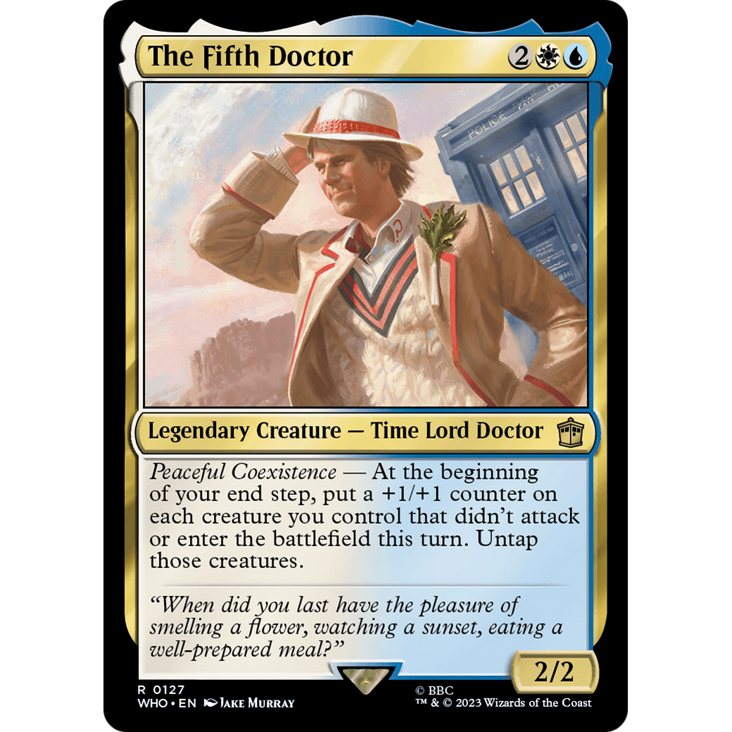 The Fifth Doctor (WHO-127) - Doctor Who Foil