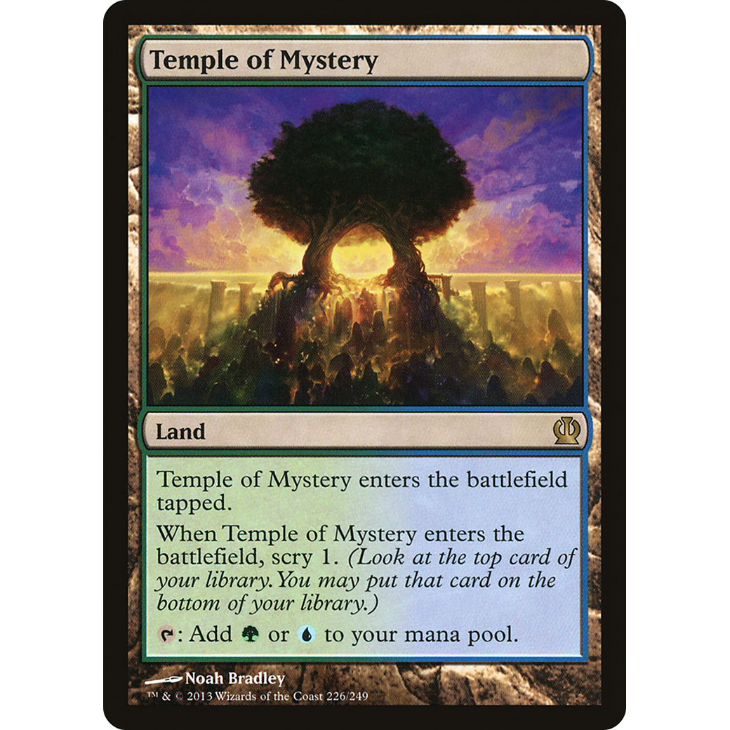 Temple of Mystery (THS-226) - Theros Foil