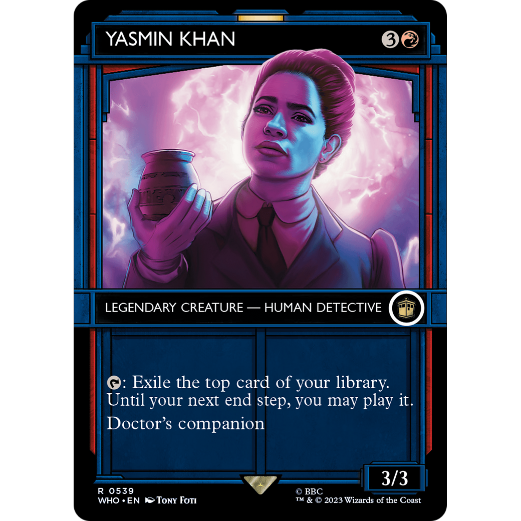 Yasmin Khan (Showcase) (WHO-539) - Doctor Who: (Showcase) (Borderless) Foil