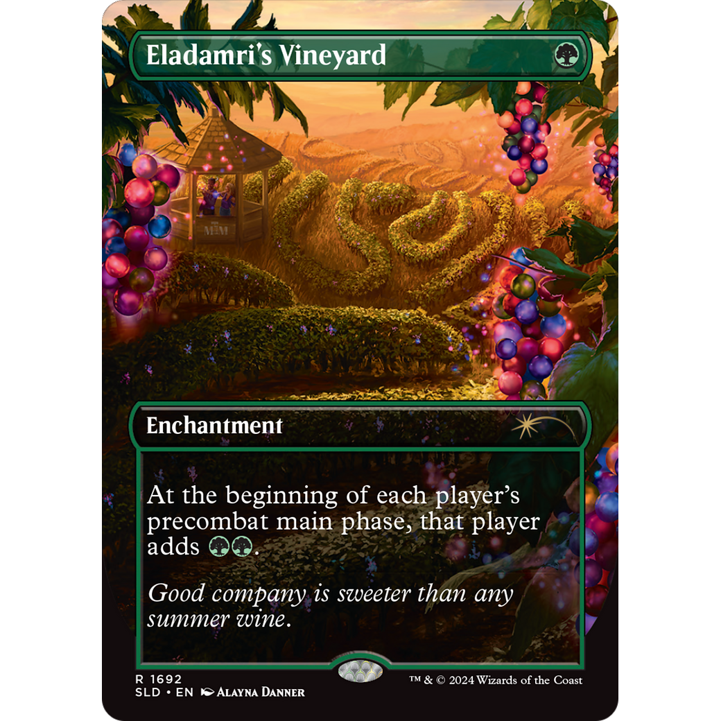 Eladamri's Vineyard (SLD-1692) - Secret Lair Drop (Borderless)