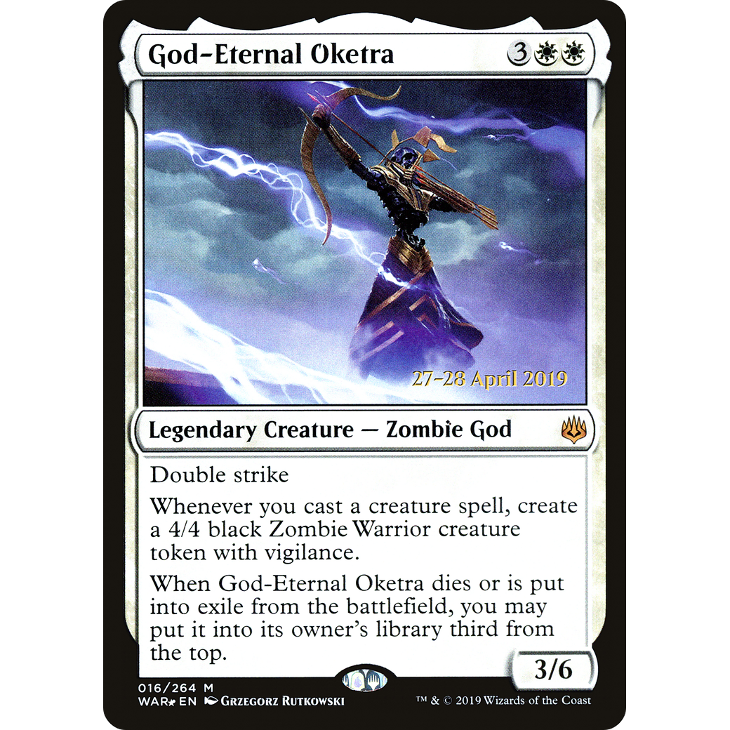 God-Eternal Oketra (PRE-016) - War of the Spark Promos Foil