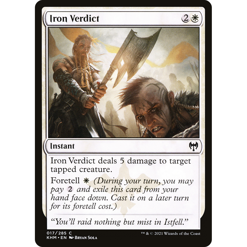 Iron Verdict (KHM-017) - Kaldheim