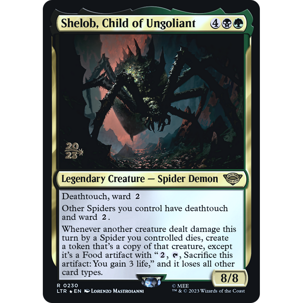 Shelob, Child of Ungoliant (PRE-230S) - Tales of Middle-earth Promos Foil
