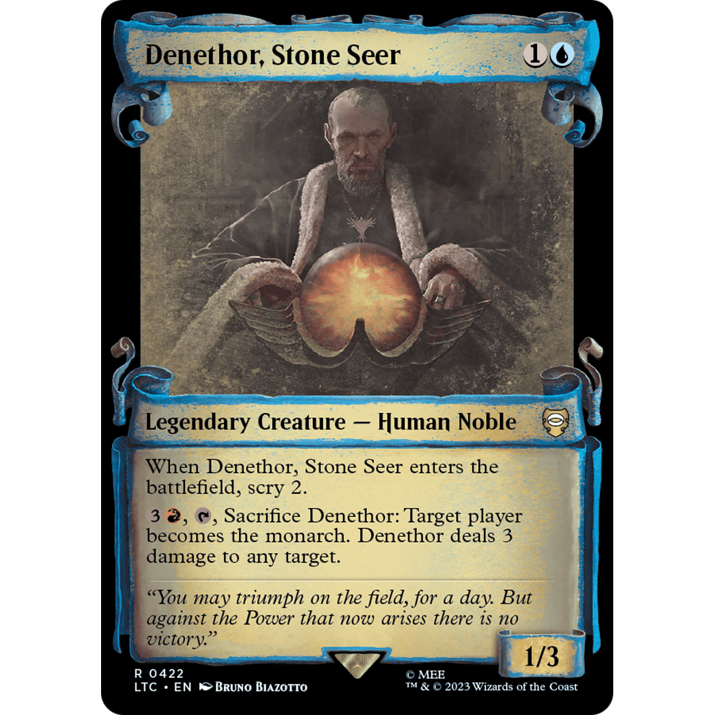 Denethor, Stone Seer (LTC-422) - Tales of Middle-earth Commander: (Showcase)