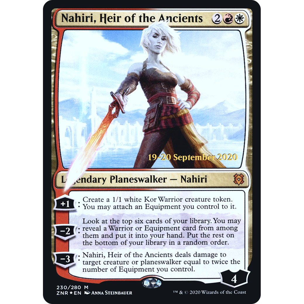 Nahiri, Heir of the Ancients (PRE-230) - Zendikar Rising Promos Foil