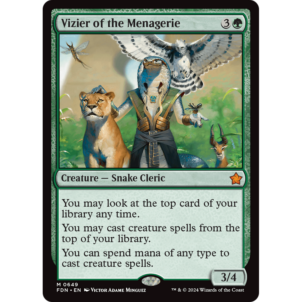 Vizier of the Menagerie (FDN-649) - Foundations