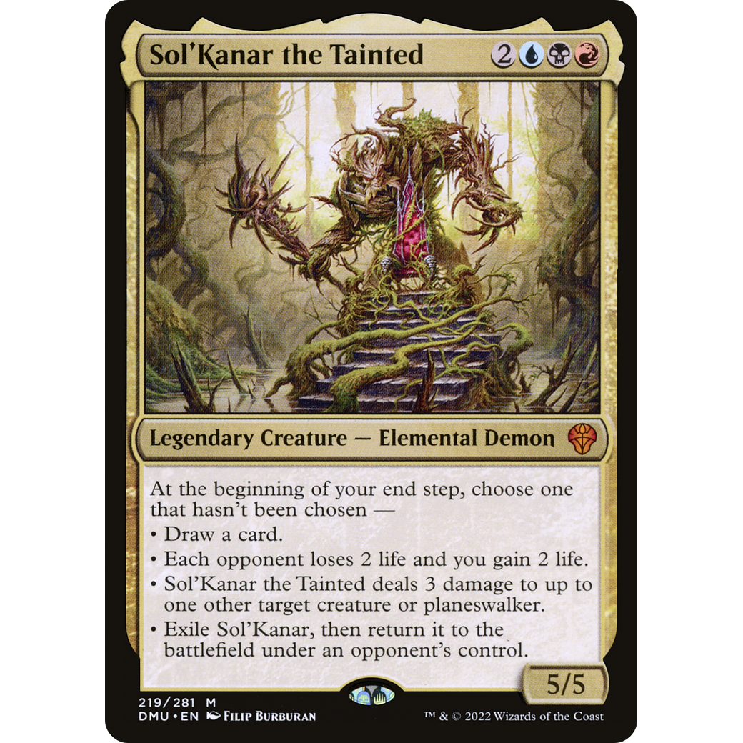 Sol'Kanar the Tainted (DMU-219) - Dominaria United Foil