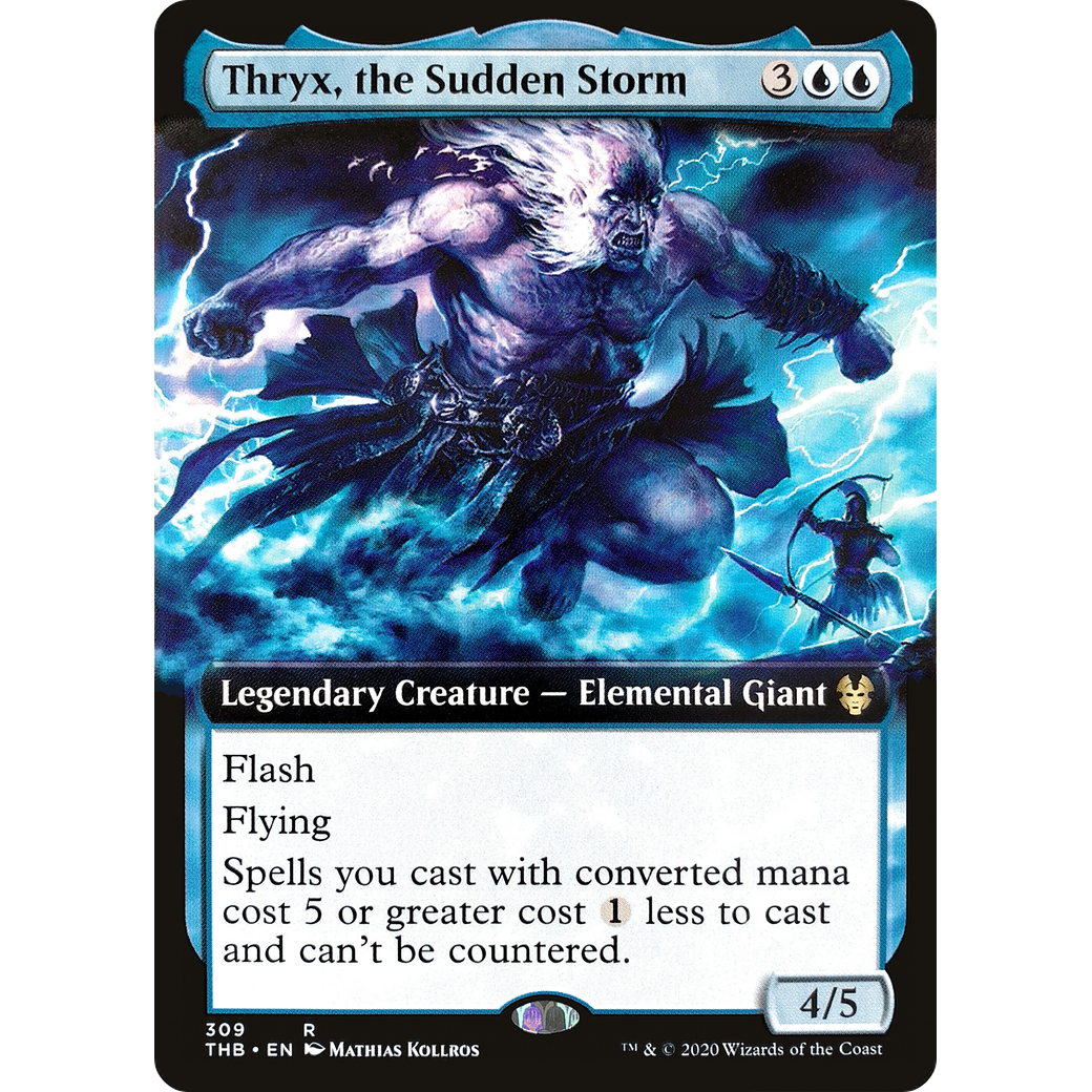 Thryx, the Sudden Storm (Extended Art) (THB-309) - Theros Beyond Death: (Extended Art) Foil