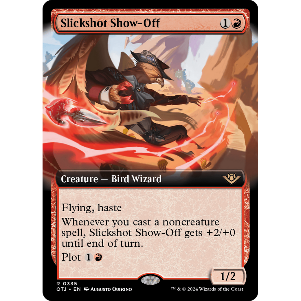 Slickshot Show-Off (OTJ-335) - Outlaws of Thunder Junction: (Extended Art)