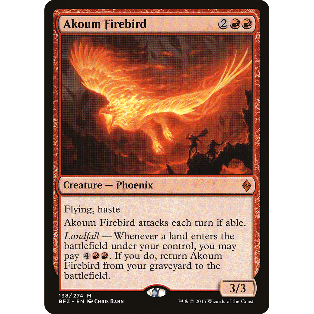 Akoum Firebird (BFZ-138) - Battle for Zendikar Foil