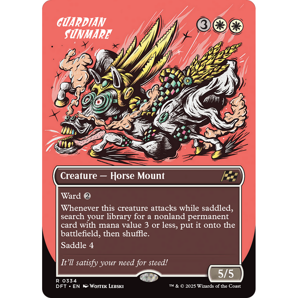 Guardian Sunmare (DFT-334) - Aetherdrift (Borderless) Foil