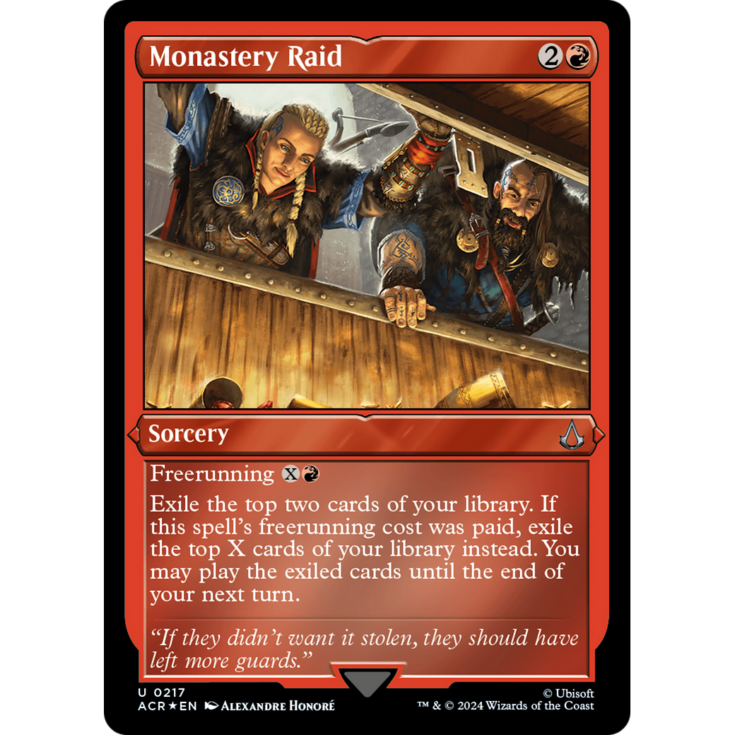 Monastery Raid (ACR-217) - Assassin's Creed Etched Foil