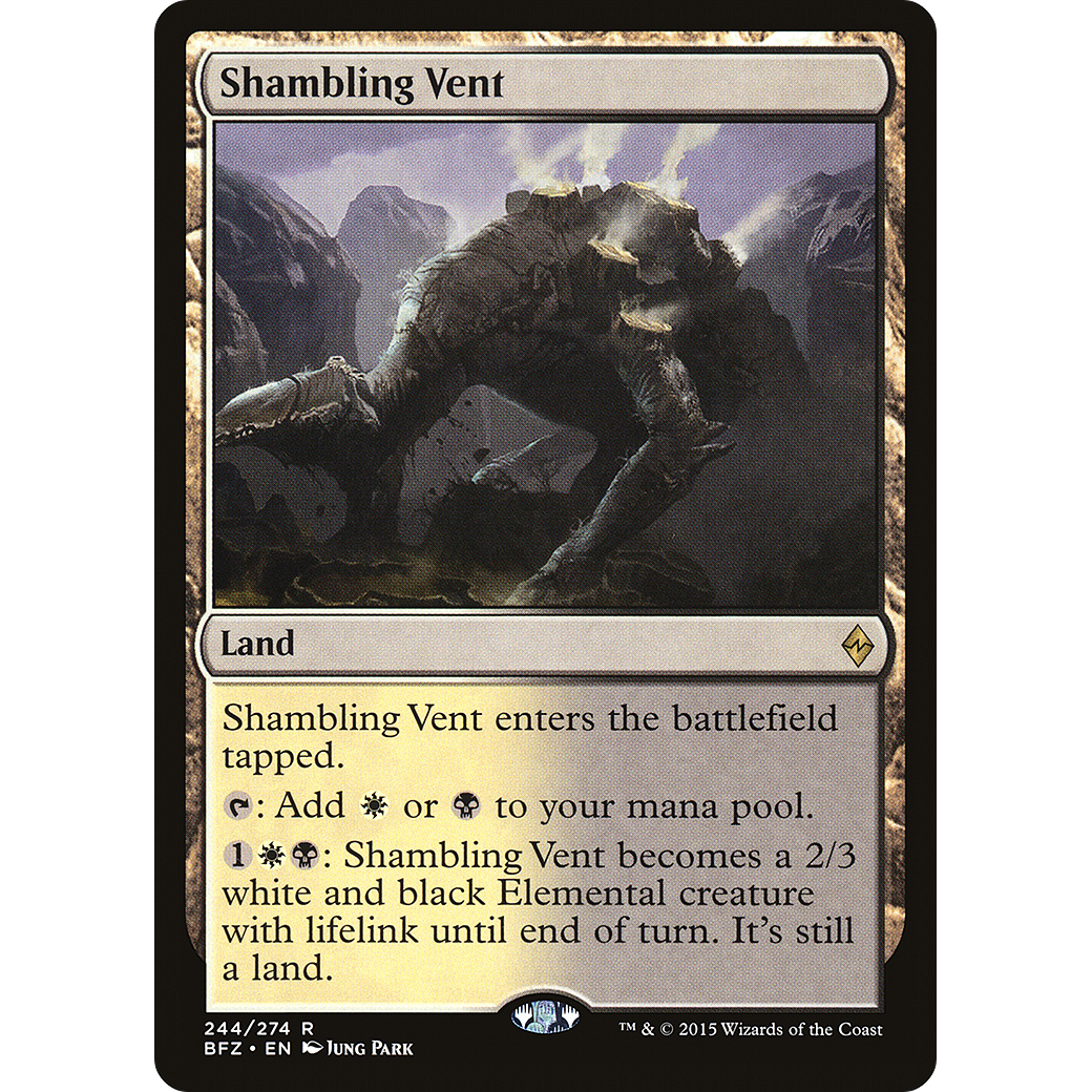 Shambling Vent (BFZ-244) - Battle for Zendikar Foil