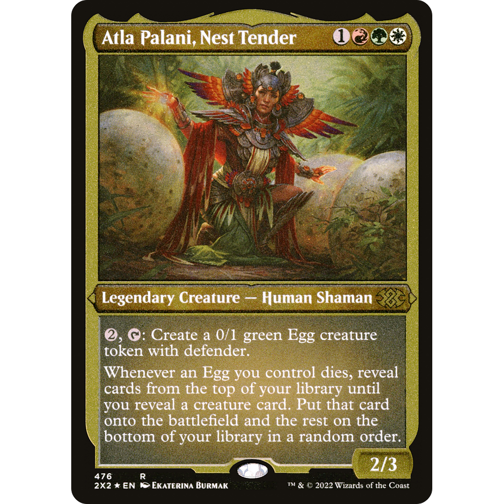 Atla Palani, Nest Tender (Foil Etched) (2X2-476) - Double Masters 2022 Foil