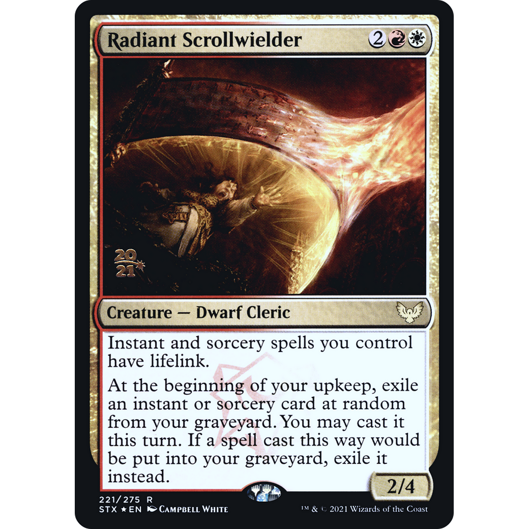 Radiant Scrollwielder (PRE-221) - Strixhaven: School of Mages Promos Foil