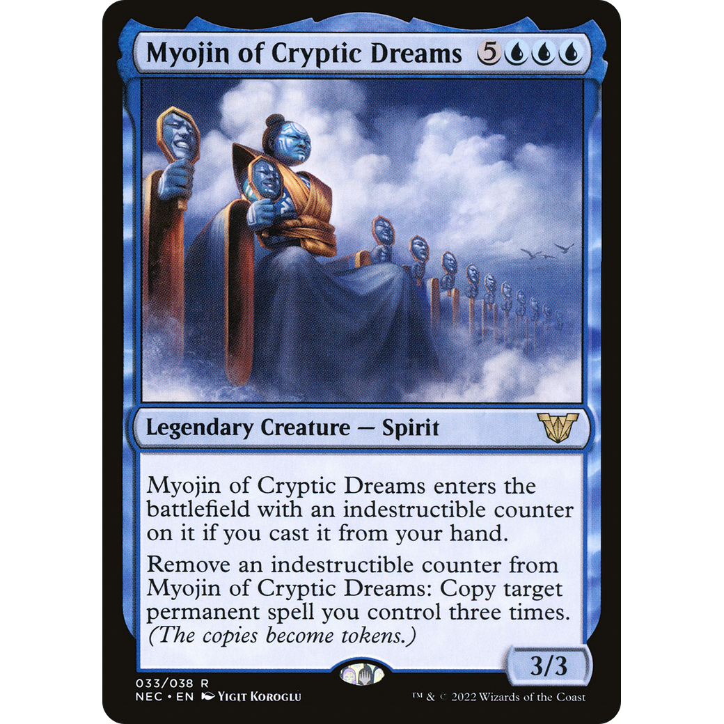 Myojin of Cryptic Dreams (NEC-033) - Neon Dynasty Commander