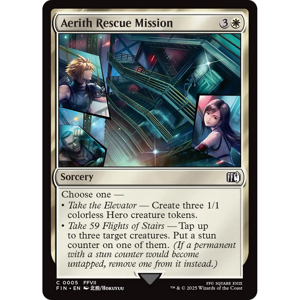 Aerith Rescue Mission (FIN-005) - FINAL FANTASY Foil