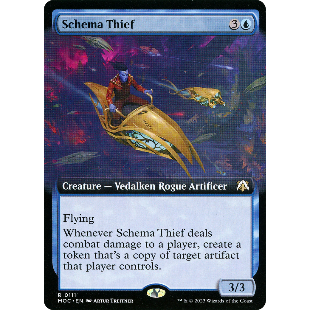Schema Thief (MOC-111) - March of the Machine Commander: (Extended Art)