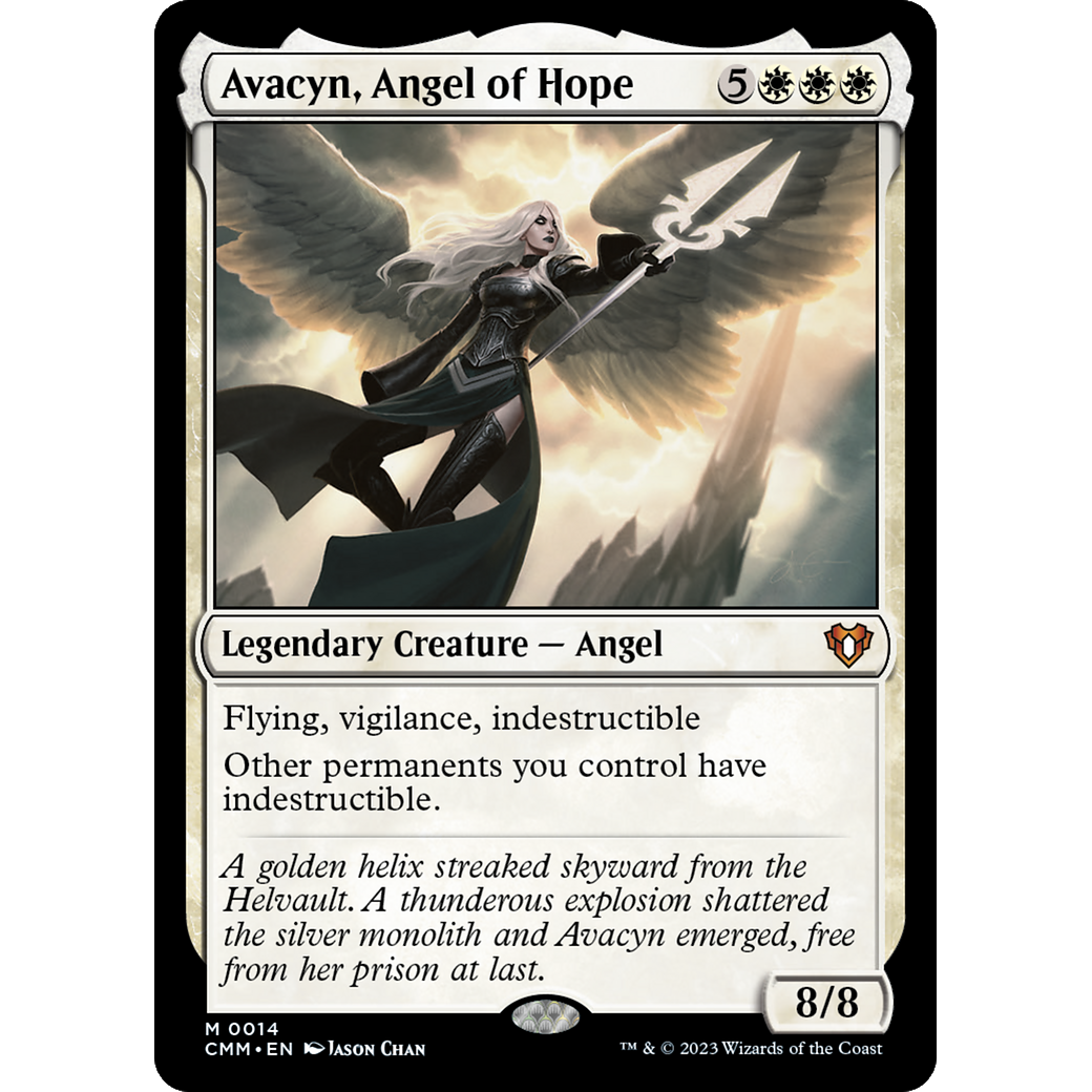Avacyn, Angel of Hope (CMM-014) - Commander Masters Foil