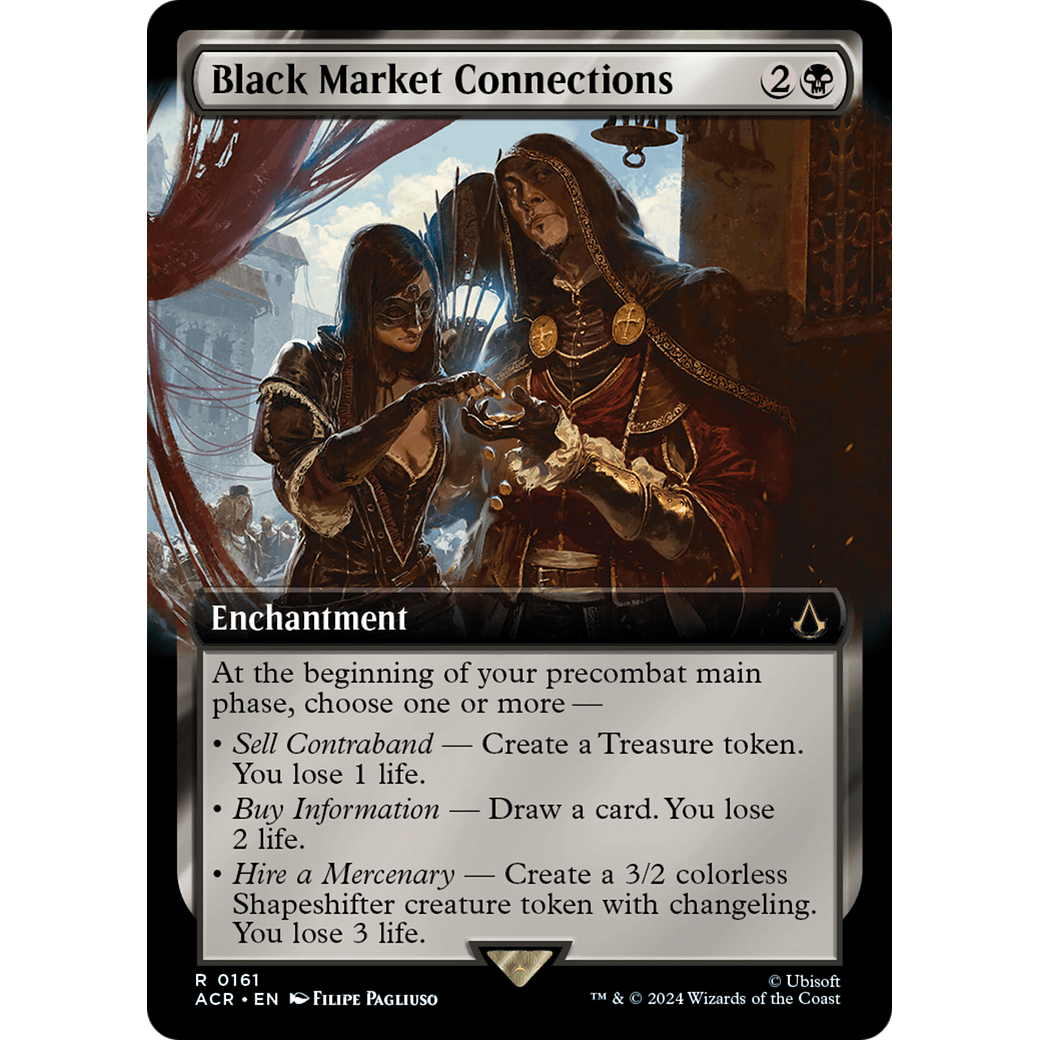 Black Market Connections (Extended Art) (ACR-161) - Assassin's Creed: (Extended Art) Foil