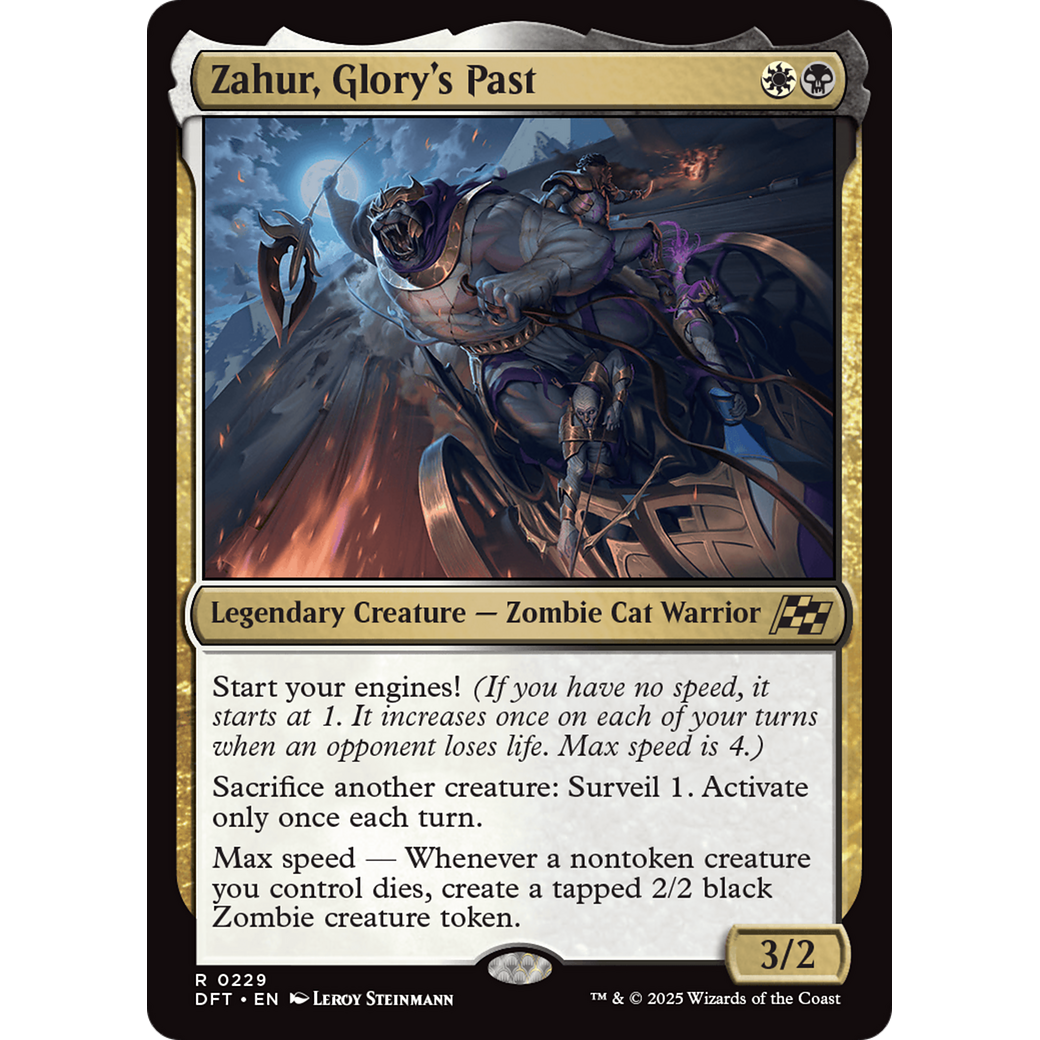 Zahur, Glory's Past (DFT-229) - Aetherdrift Foil