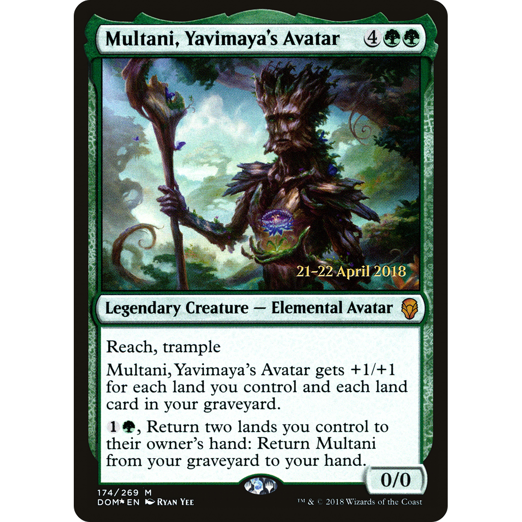 Multani, Yavimaya's Avatar (PRE-174) - Dominaria Promos Foil
