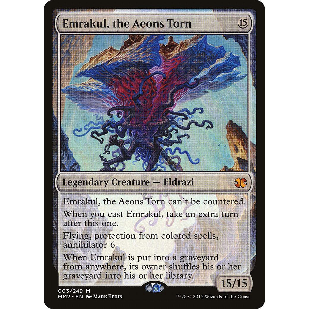 Emrakul, the Aeons Torn (MM2-003) - Modern Masters 2015 Foil
