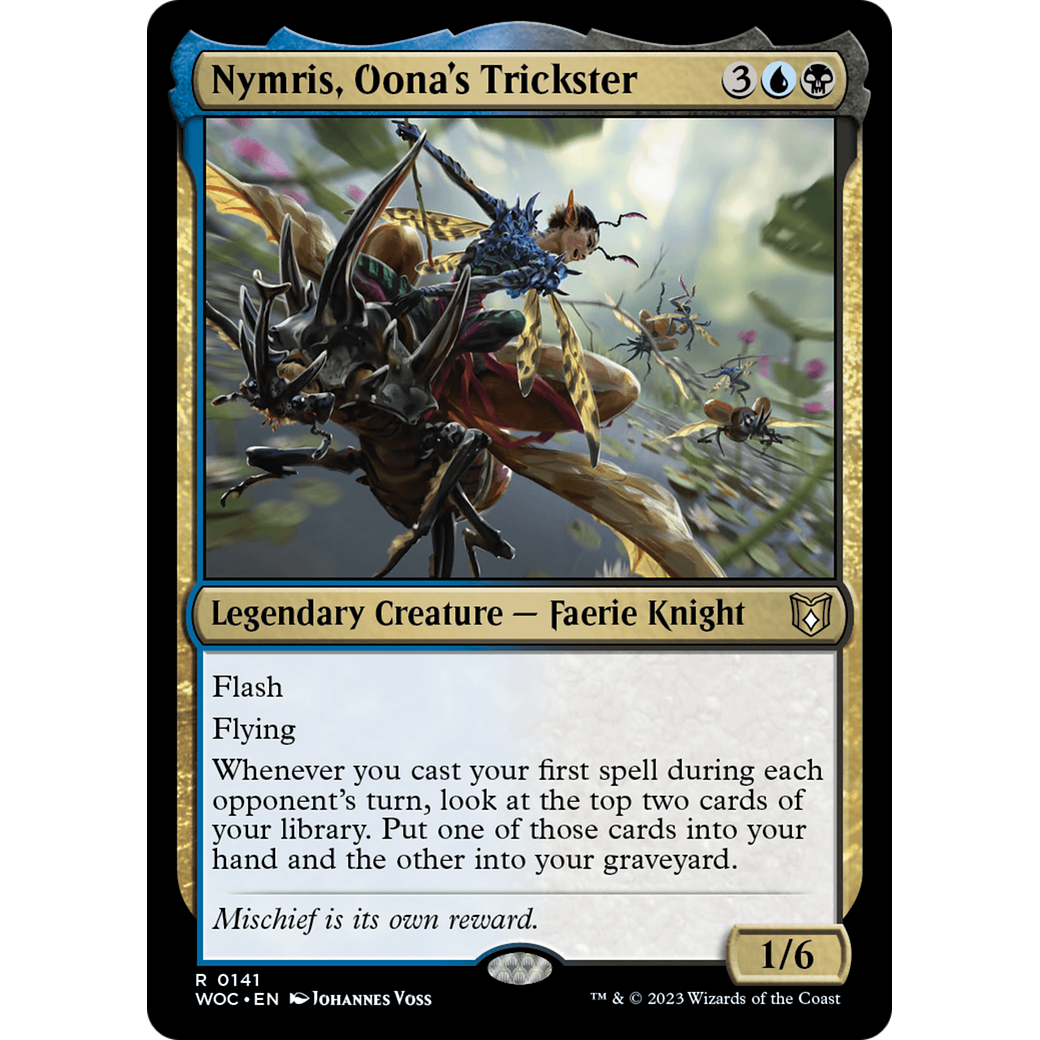 Nymris, Oona's Trickster (WOC-141) - Wilds of Eldraine Commander